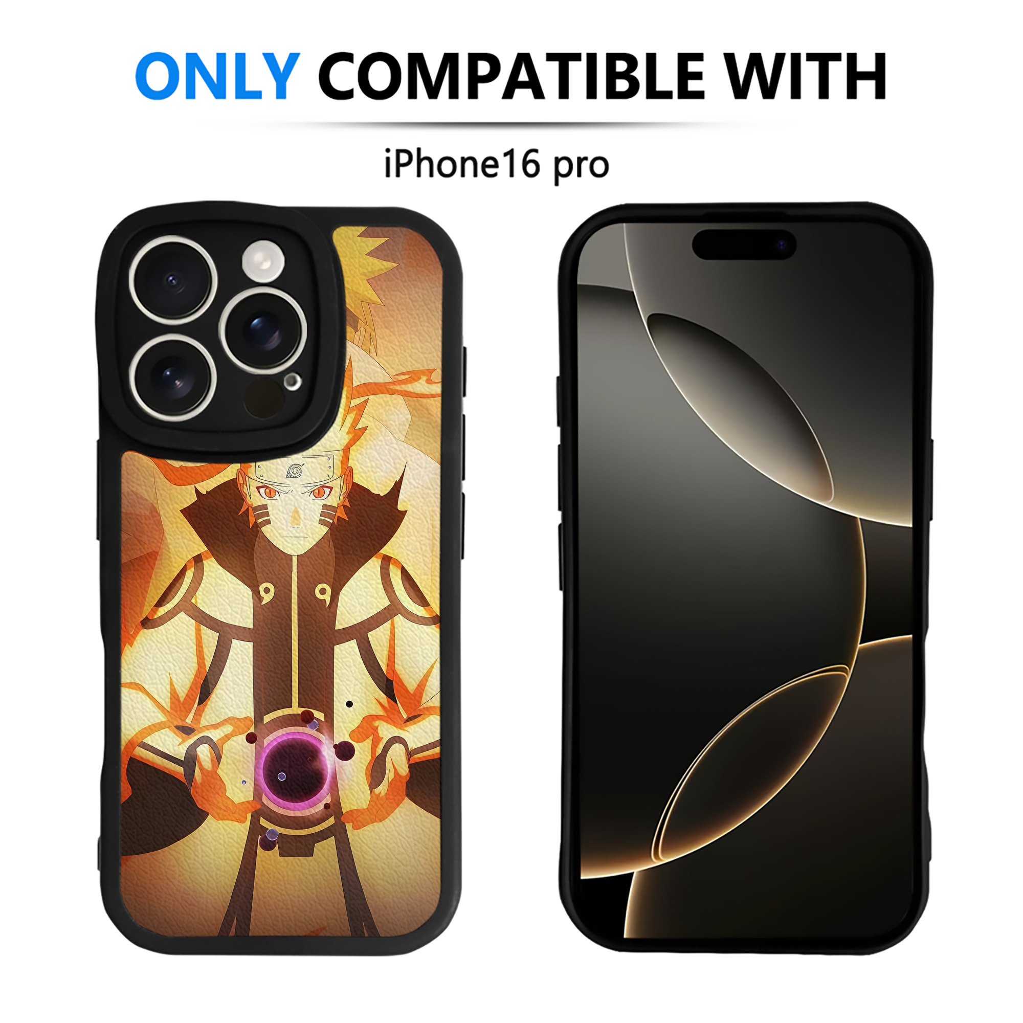 （画像用） NARUTO -ナルト- NARUTO -ナルト- 疾風伝 【iPhone 16シリーズ対応】シリコンスマホケース（レザー調） 材質：シリコン